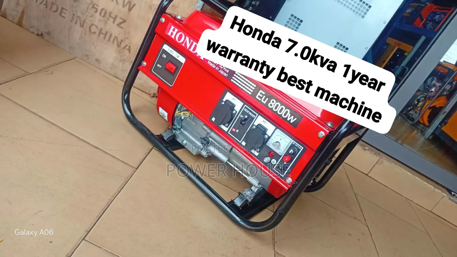 Original Honda 7.0kVA Pull Start Tough, Durable Efficient