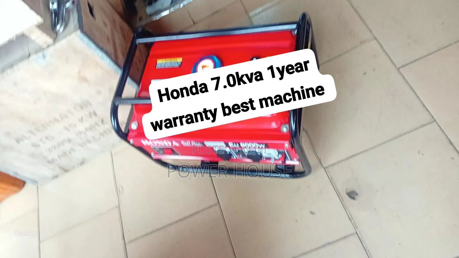 Original Honda 7.0kVA Pull Start Tough, Durable Efficient
