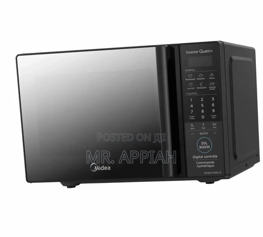 Midea Em9p032mo-B 30L Inverter Quattro Microwave(900W) 