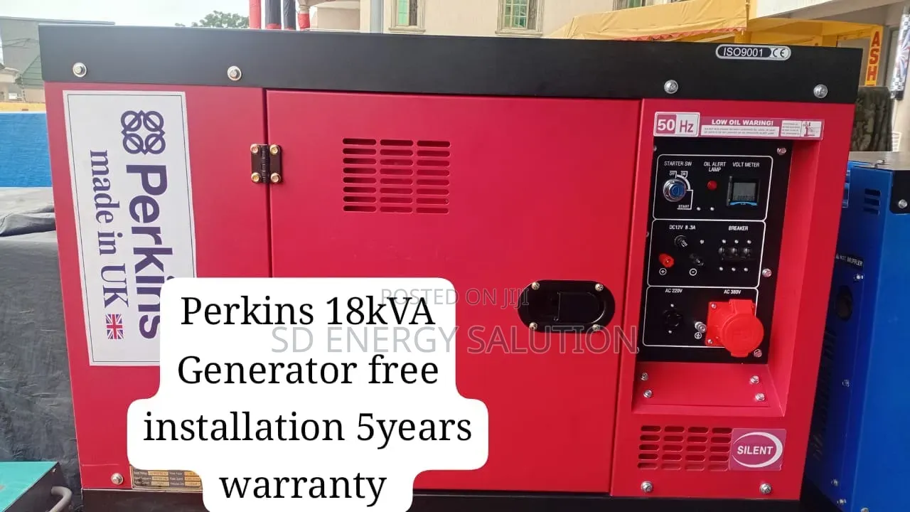 Perkins 18kVA Diesel Generator – Home Business Backup