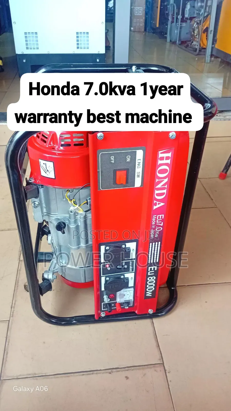 Premium Honda 7.0kVA Pull Start Generator in Best Price