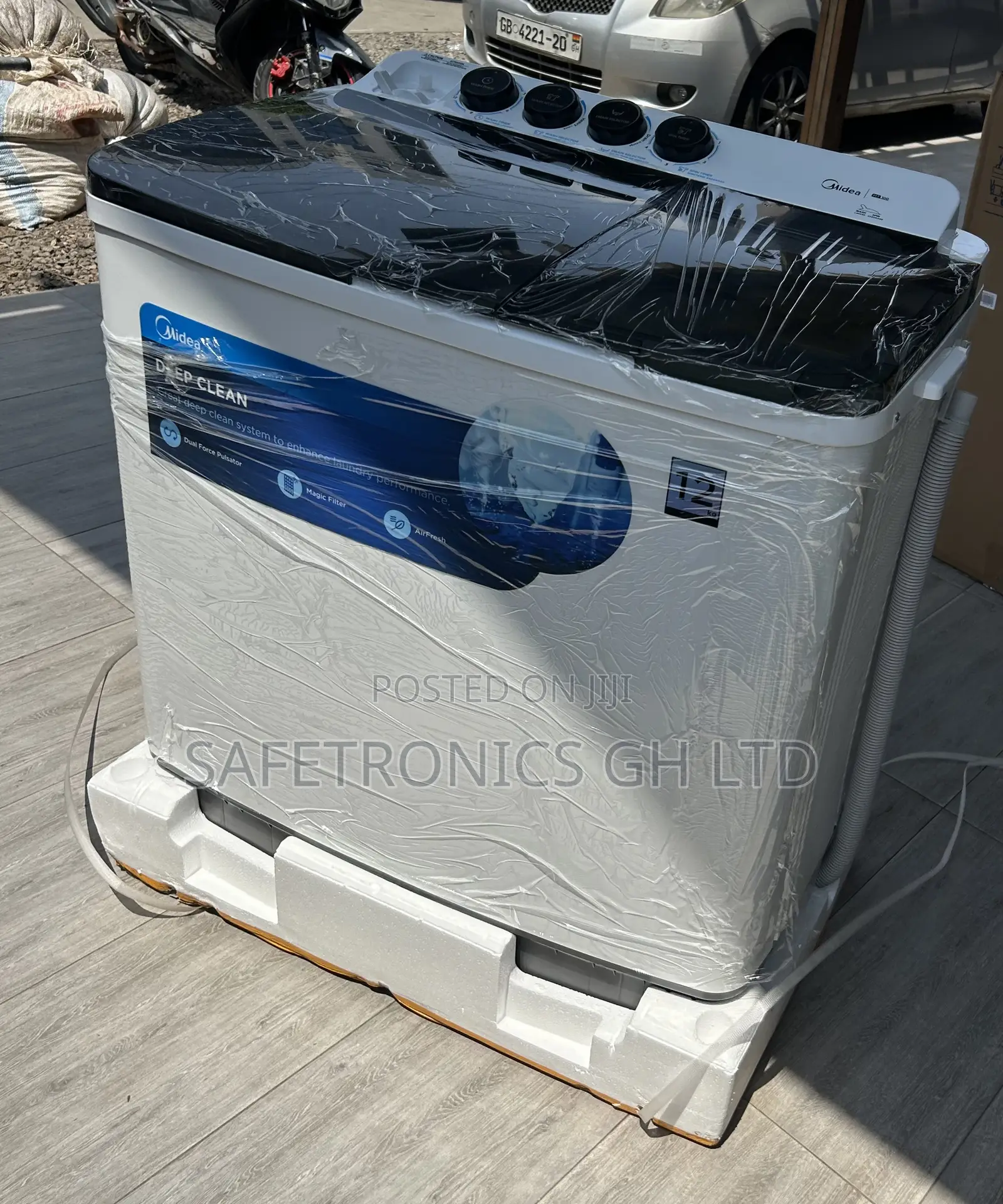 Ultra Fast Midea 12kg Semi Auto Twin Tub Washing Machine