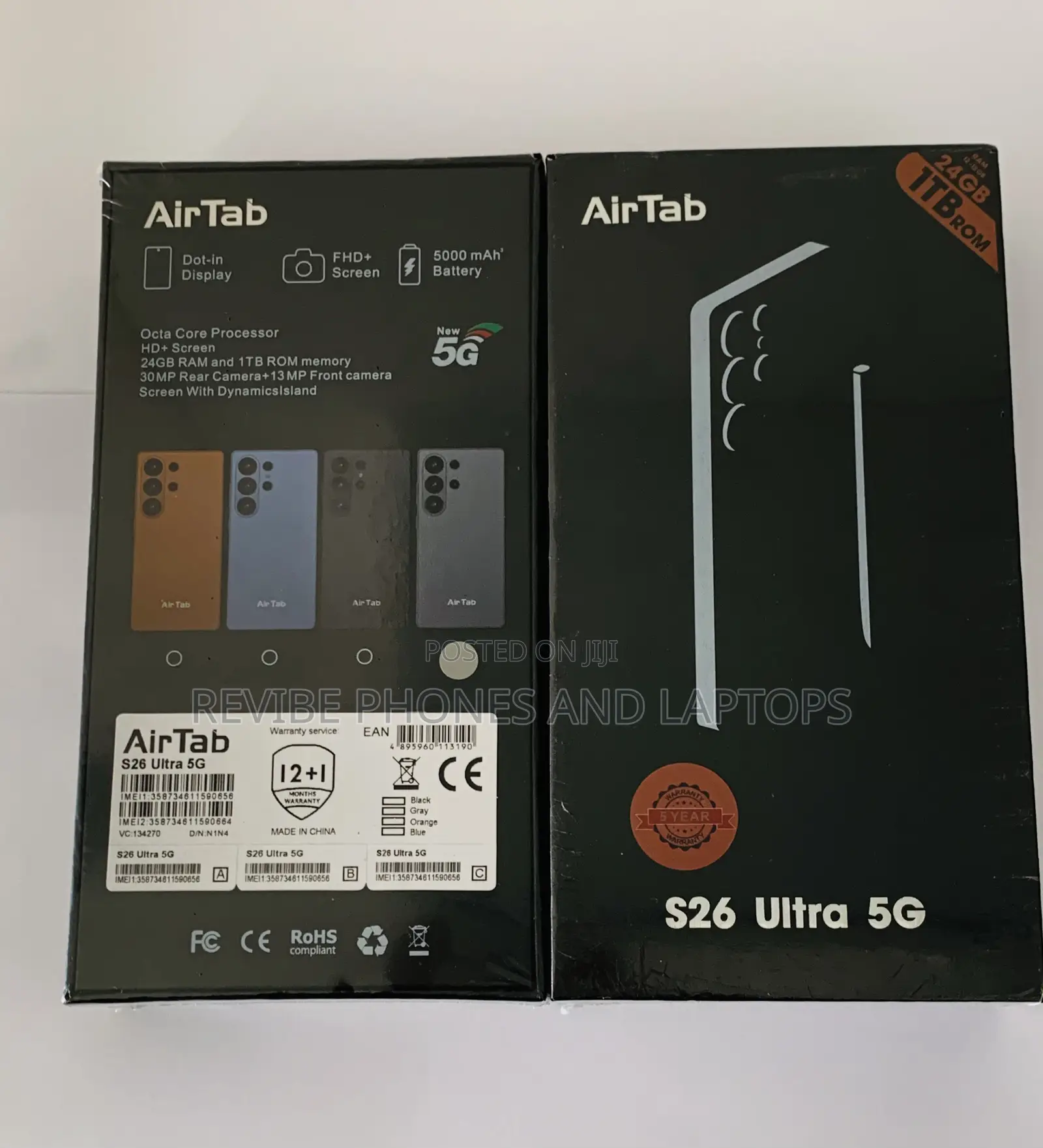 New AirTab S25 Ultra 5G 1 TB Gray