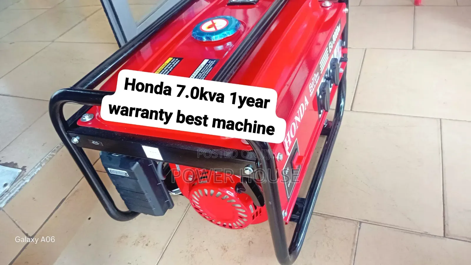 Quality Honda 7.0kVA Generator at Great Value