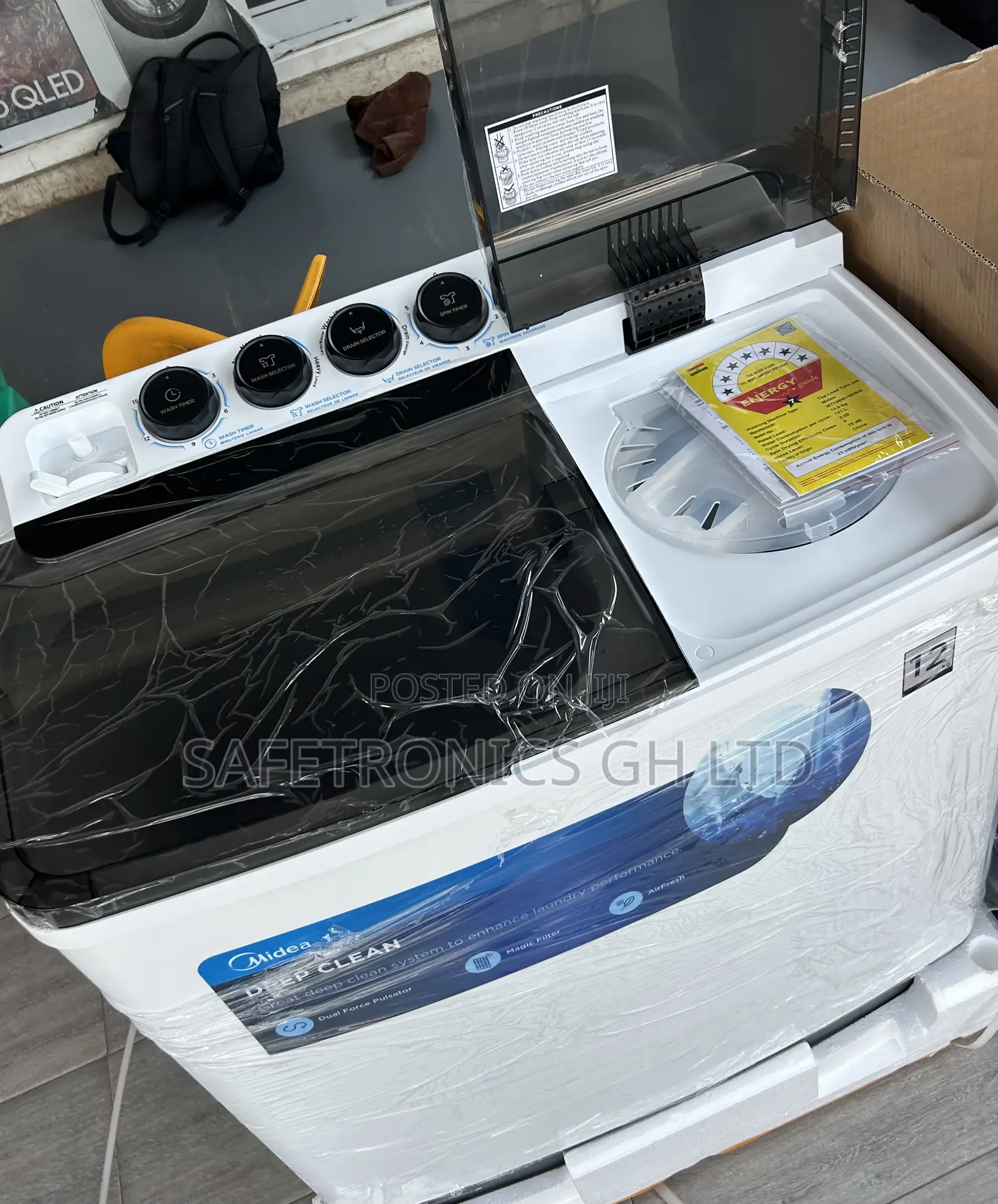 Super Unique Midea 12kg Semi Auto Twin Tub Washing Machine