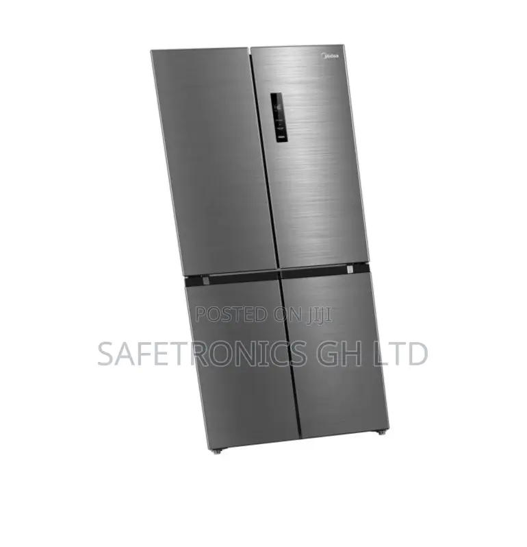 Zealous Grey Midea 474L 4-Door French Door Refrigerator