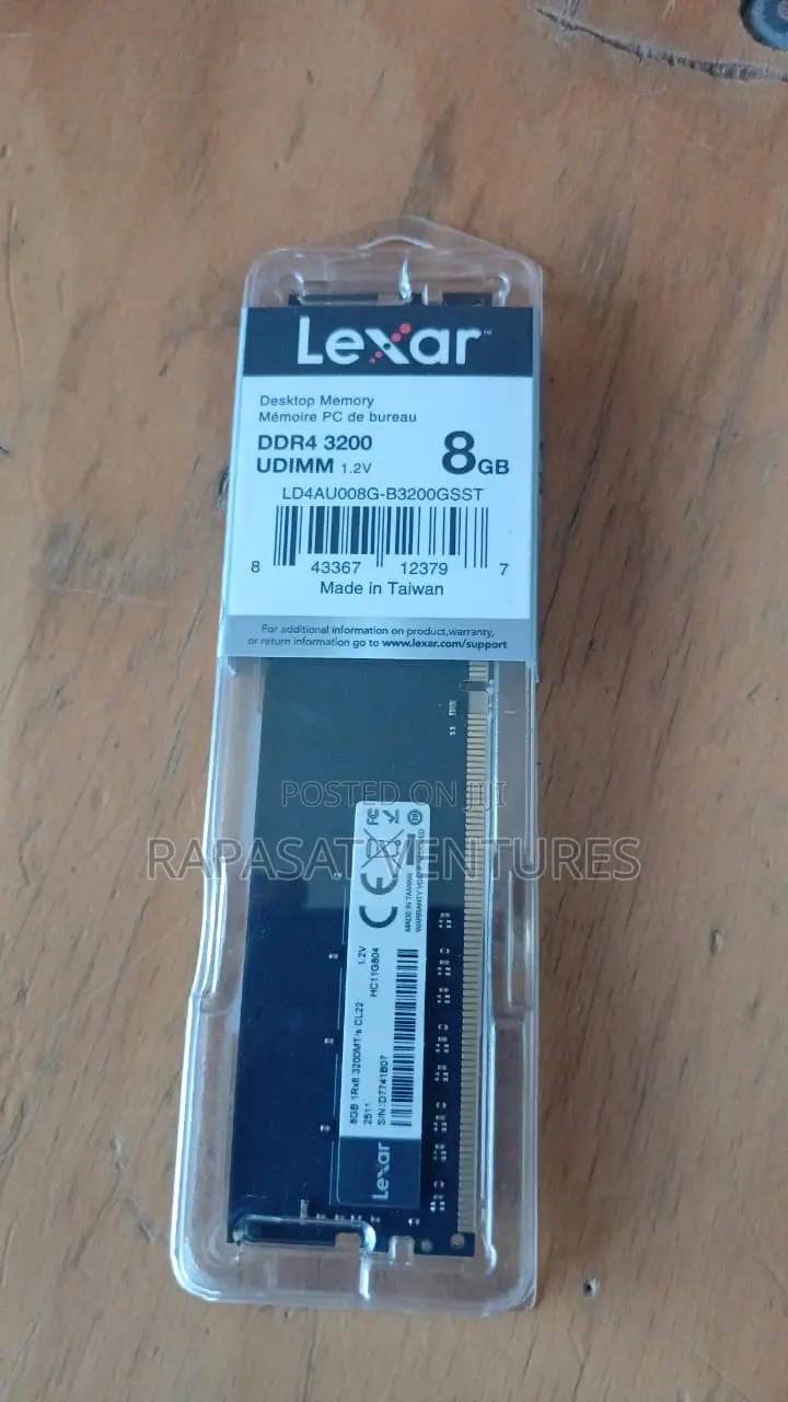 Lexar DDR4 3200 UDIMM 8GB Desktop Memory