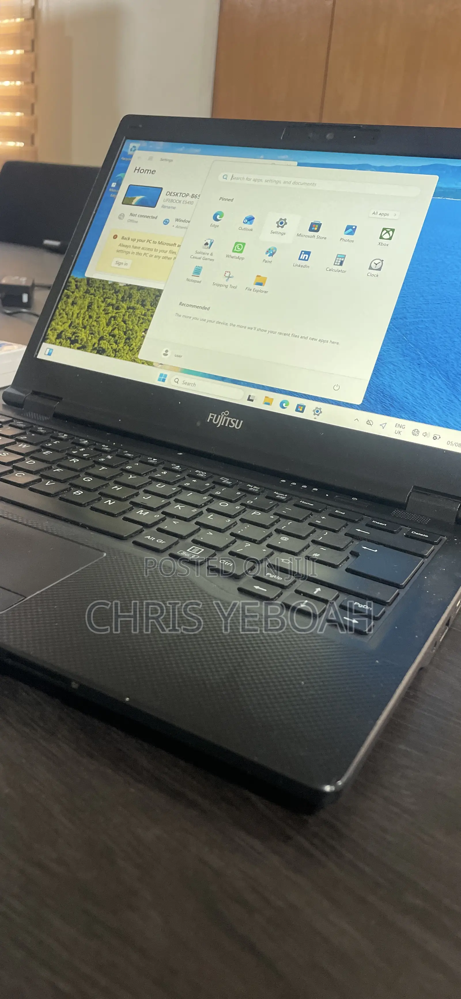 Laptop Fujitsu Lifebook E5412 8GB Intel Core i5 SSD 256GB