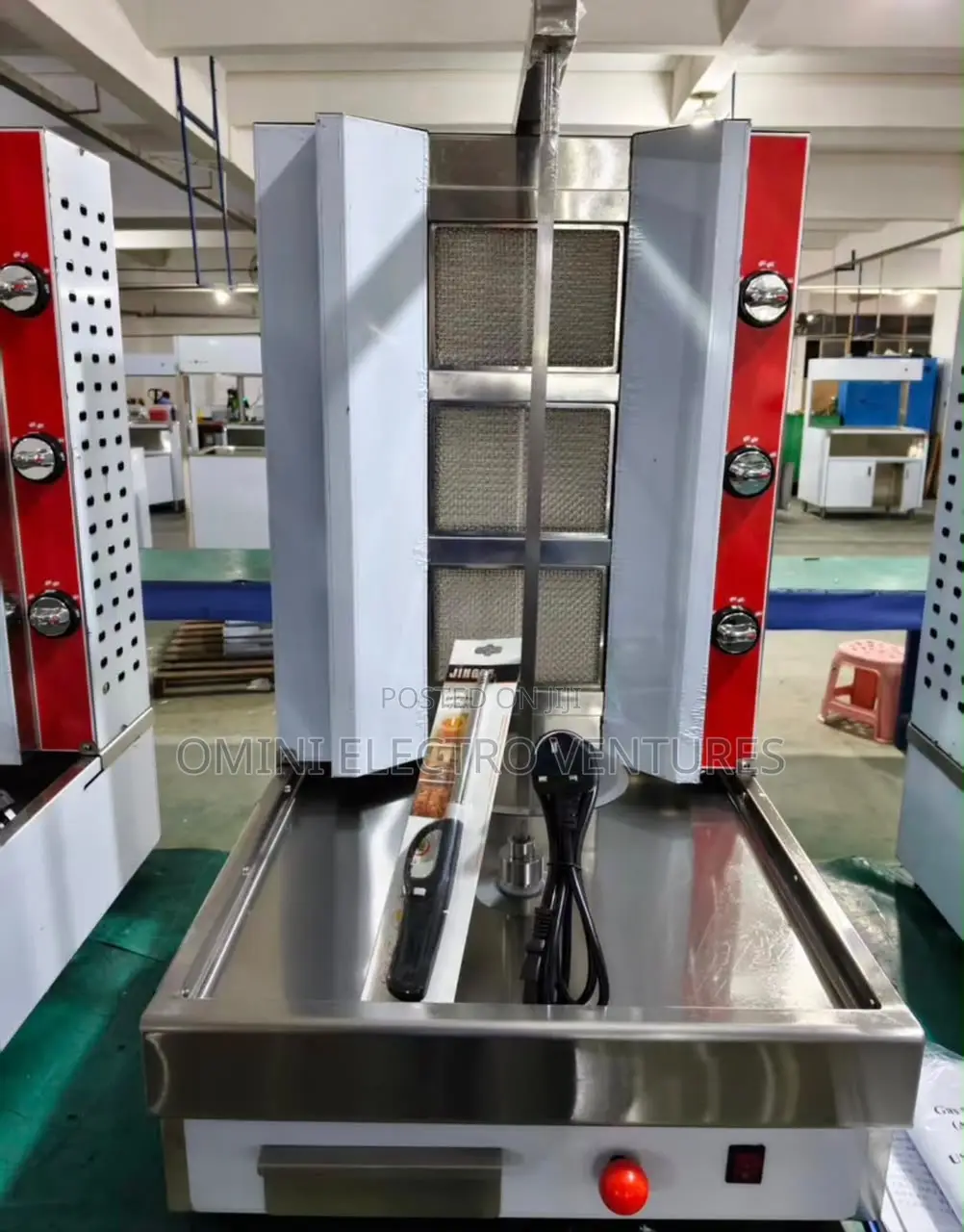 3 Burner Commercial Shawarma Machine