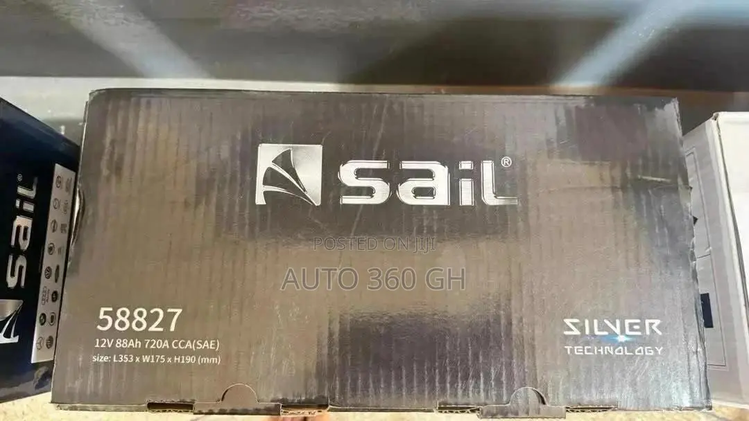 Sail Battery 12v 88ah Din 19 Plate Flat
