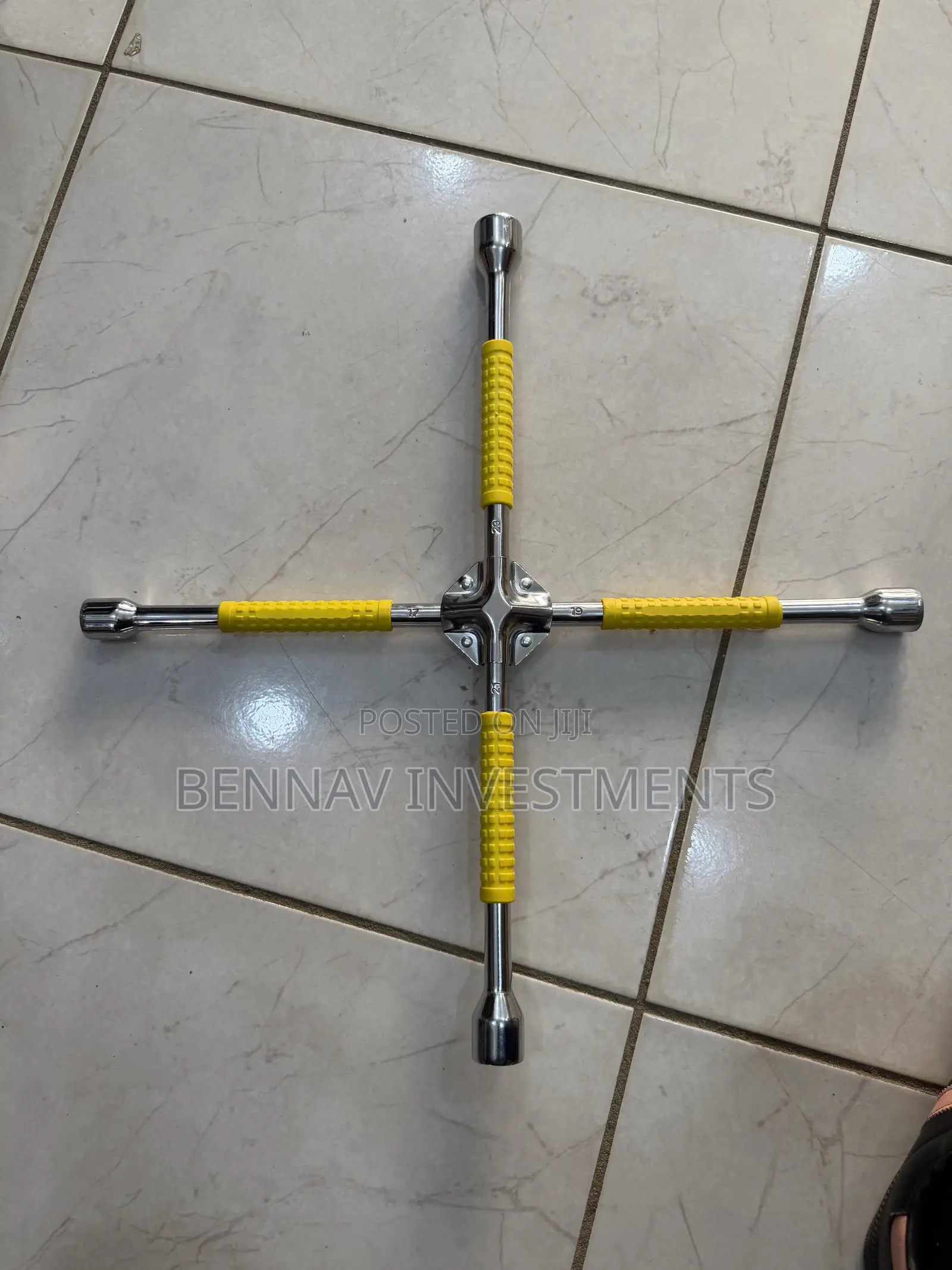 Heavy Duty Chrome Vanadium Wheel Spanner 17/19/21/23 Sizes