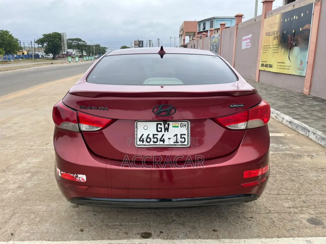 Hyundai Elantra 2013 Red