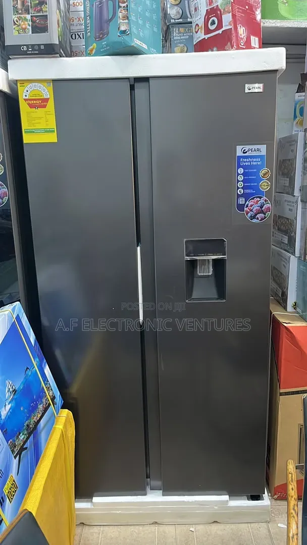 Pearl
*421ltrs* Side by Side Fridge
(Pf-703sbsixwd-1a
)