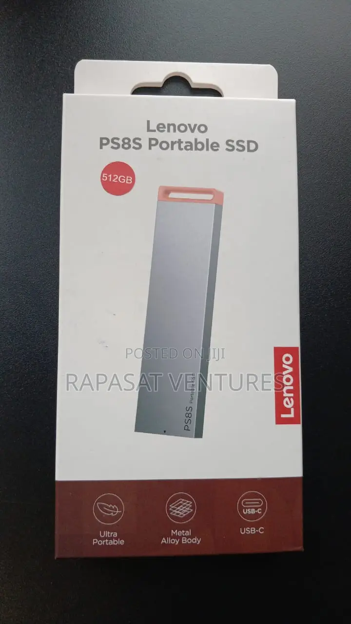 Lenovo 512gb Portable SSD Ps8s