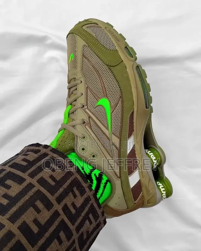 Original Supreme Nike Shox Green
