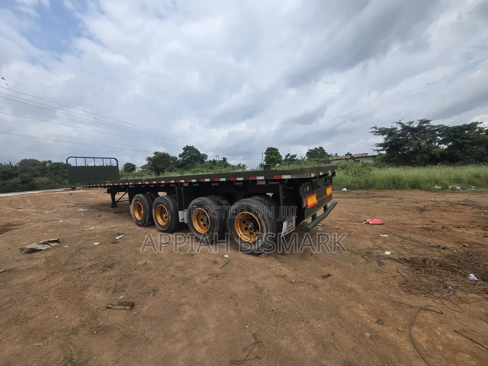 China Brand New Trailers Available 4 Axel With Separate Axel