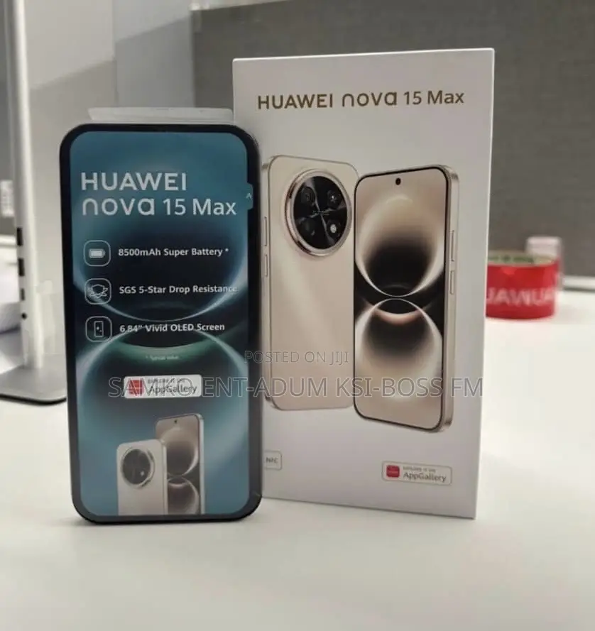 New Huawei nova 15 Max 256 GB Black