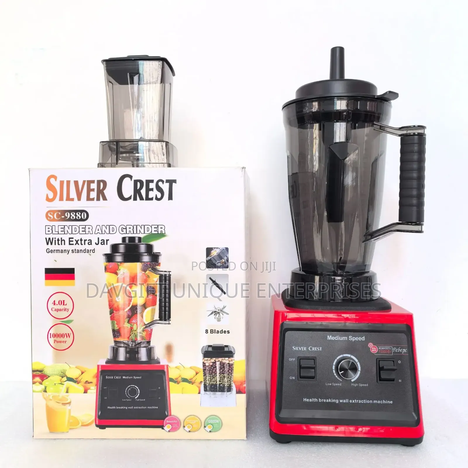 4L Cup Double Silver Crest Blender