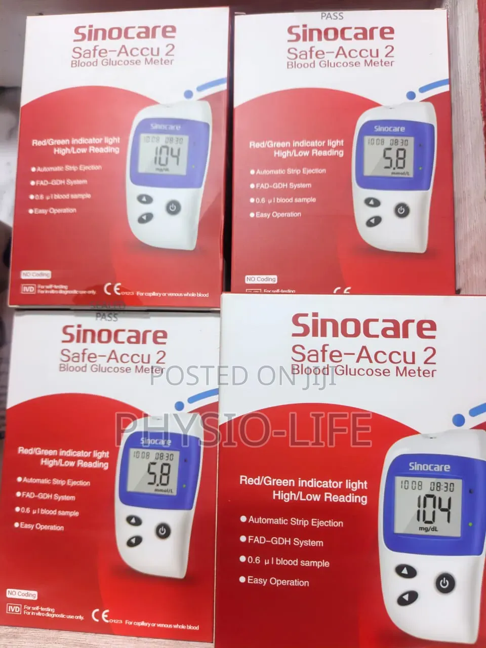 Sinocare Meter (Glucometer)