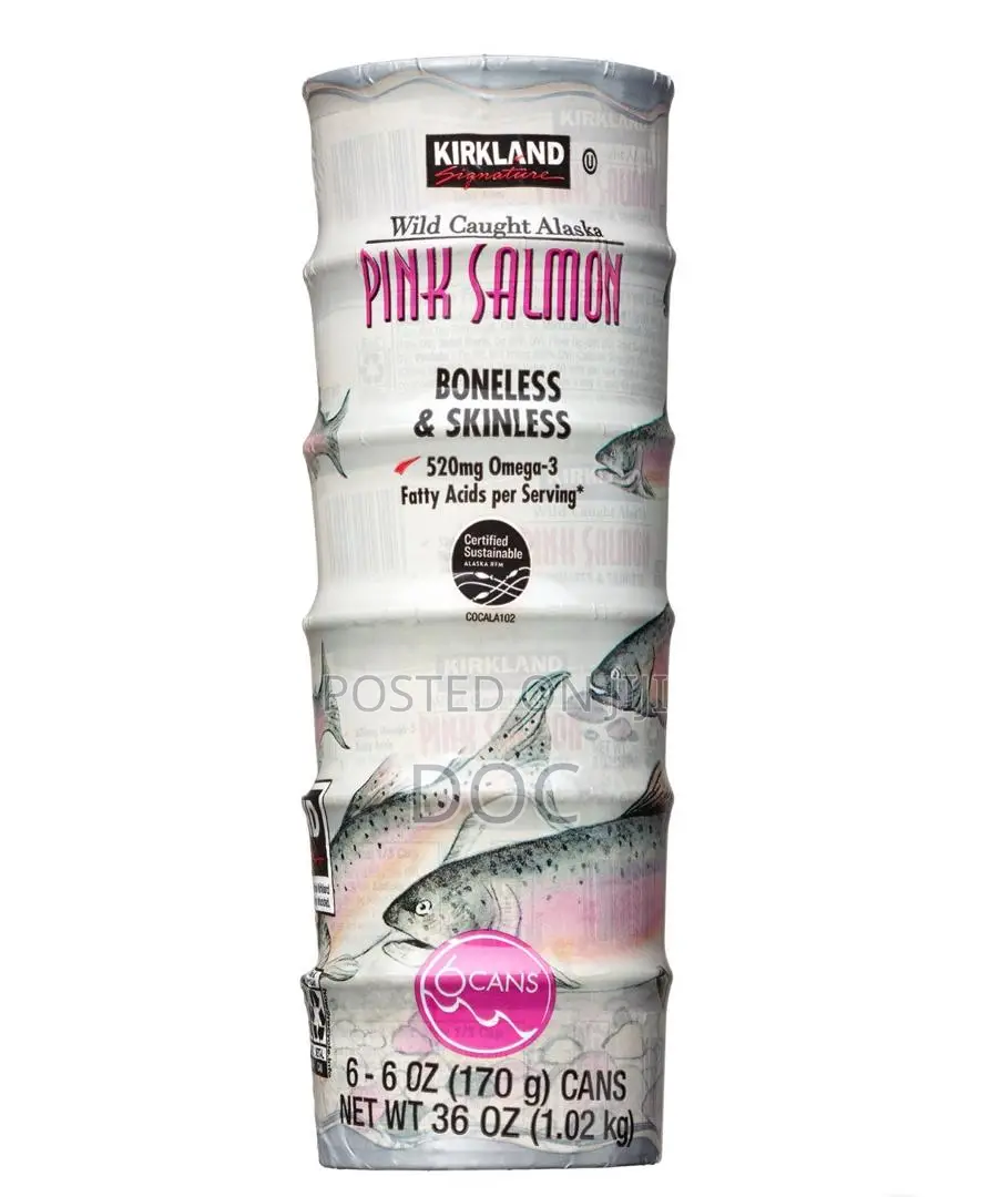 Kirkland Wild Alaskan Pink Salmon Can – 6 Oz Single