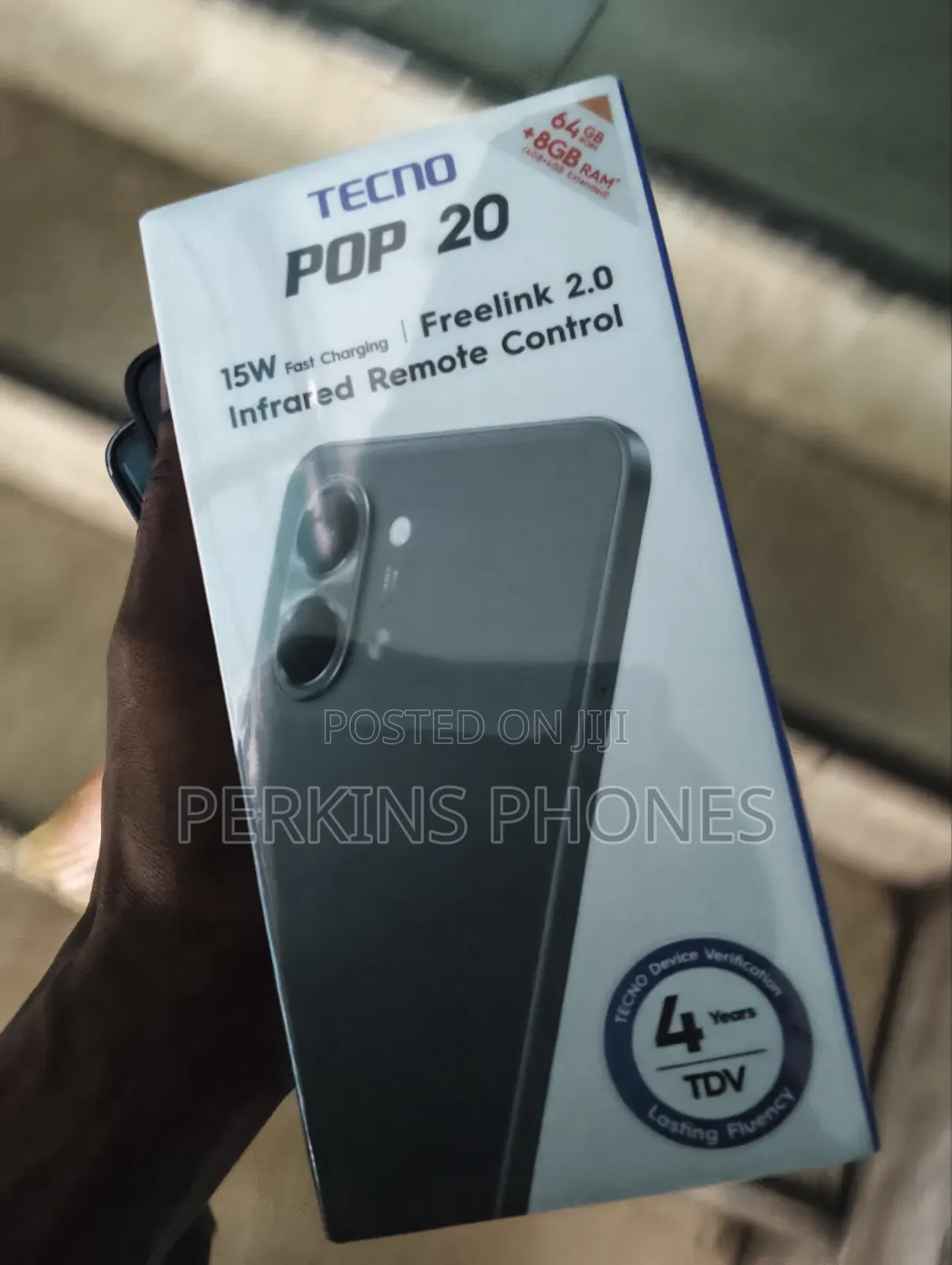 New Tecno Pop 20 64 GB Black