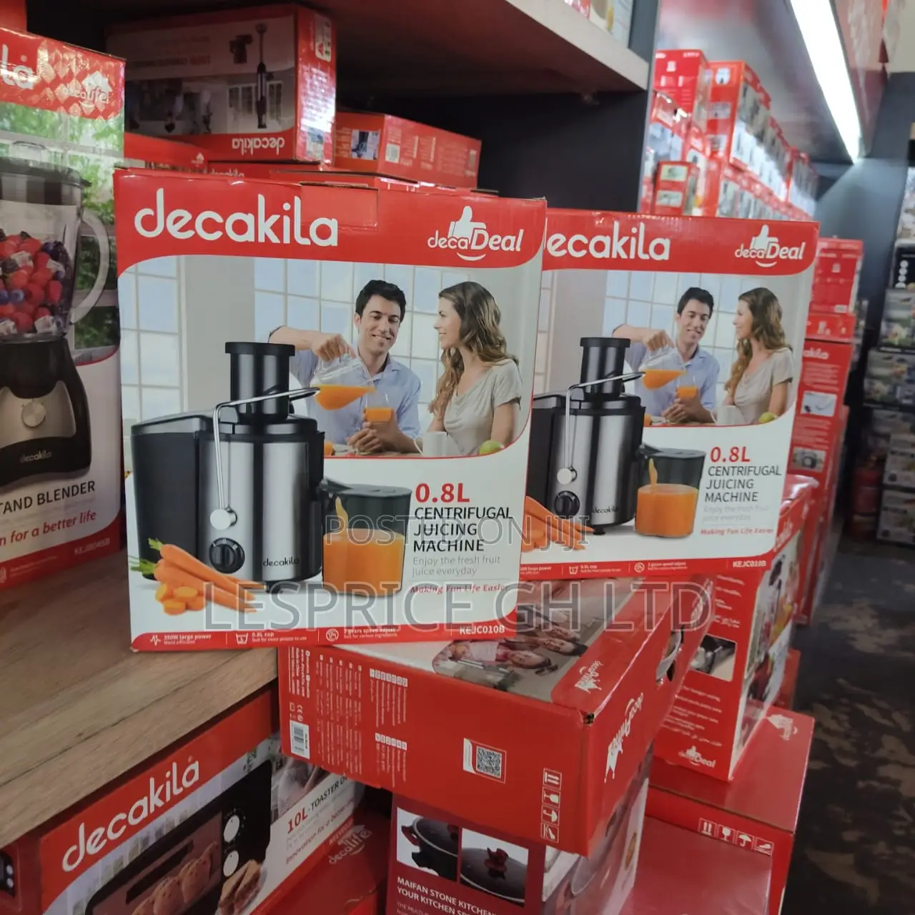 Clearance Sale on Our Genuine 0.8L Centrifugal 350W Decakila Juicer