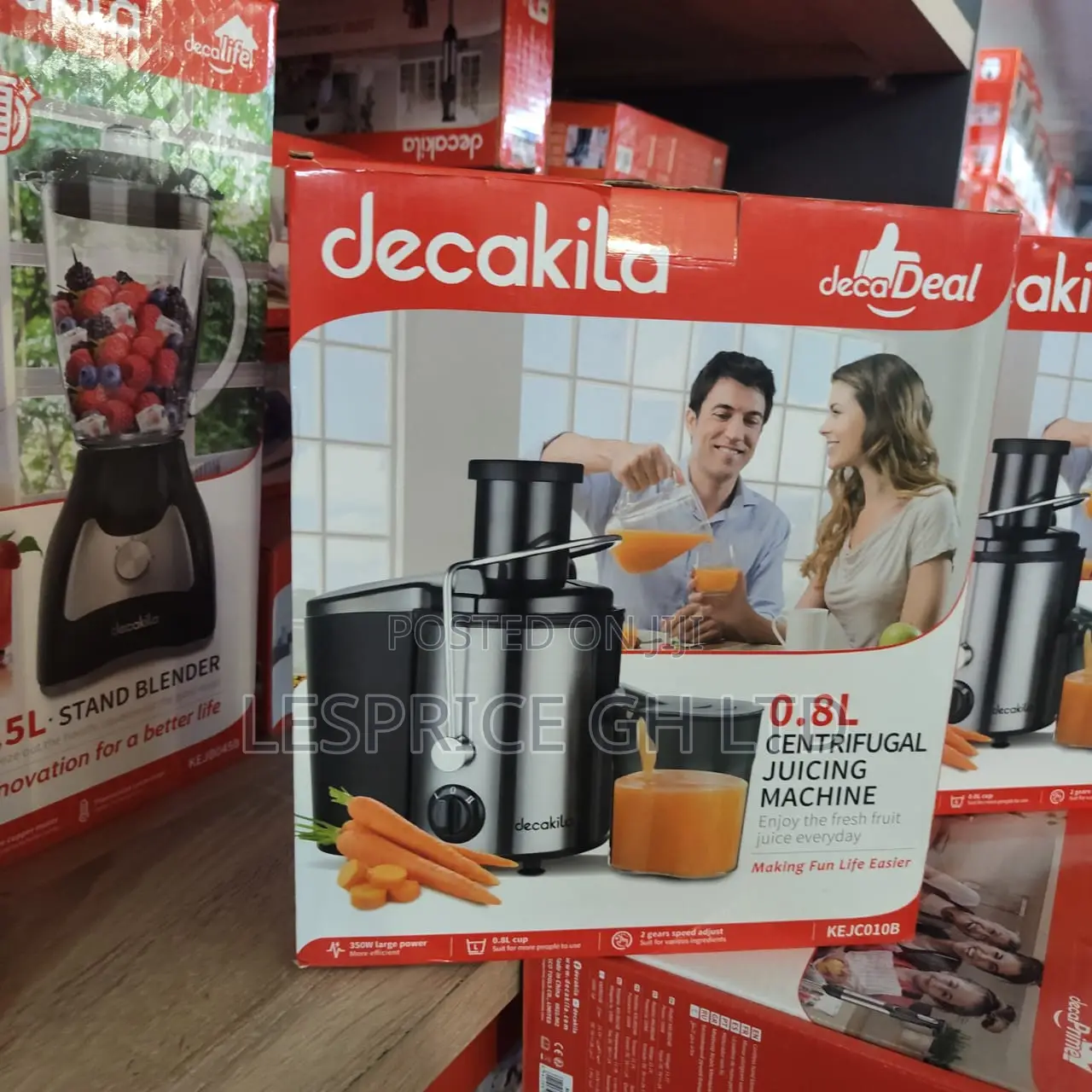 Monster Performance 0.8L Centrifugal 350Watts Juicer From Decakila