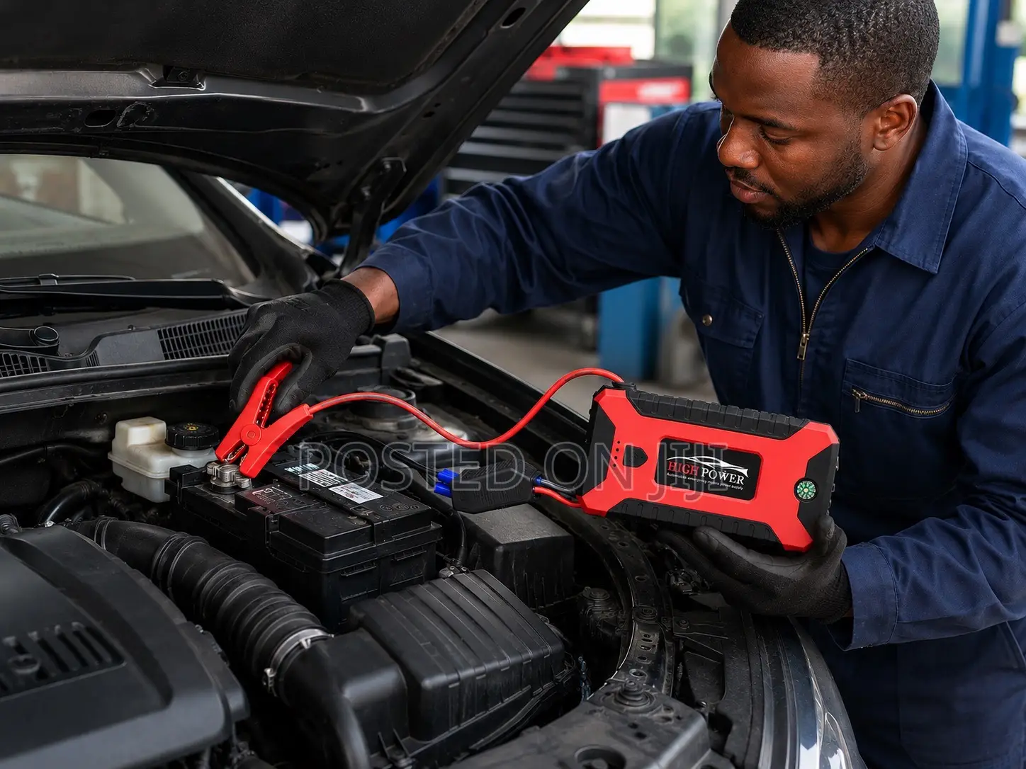 Cae Jump Starter and Tire Pump Kit Complete Set