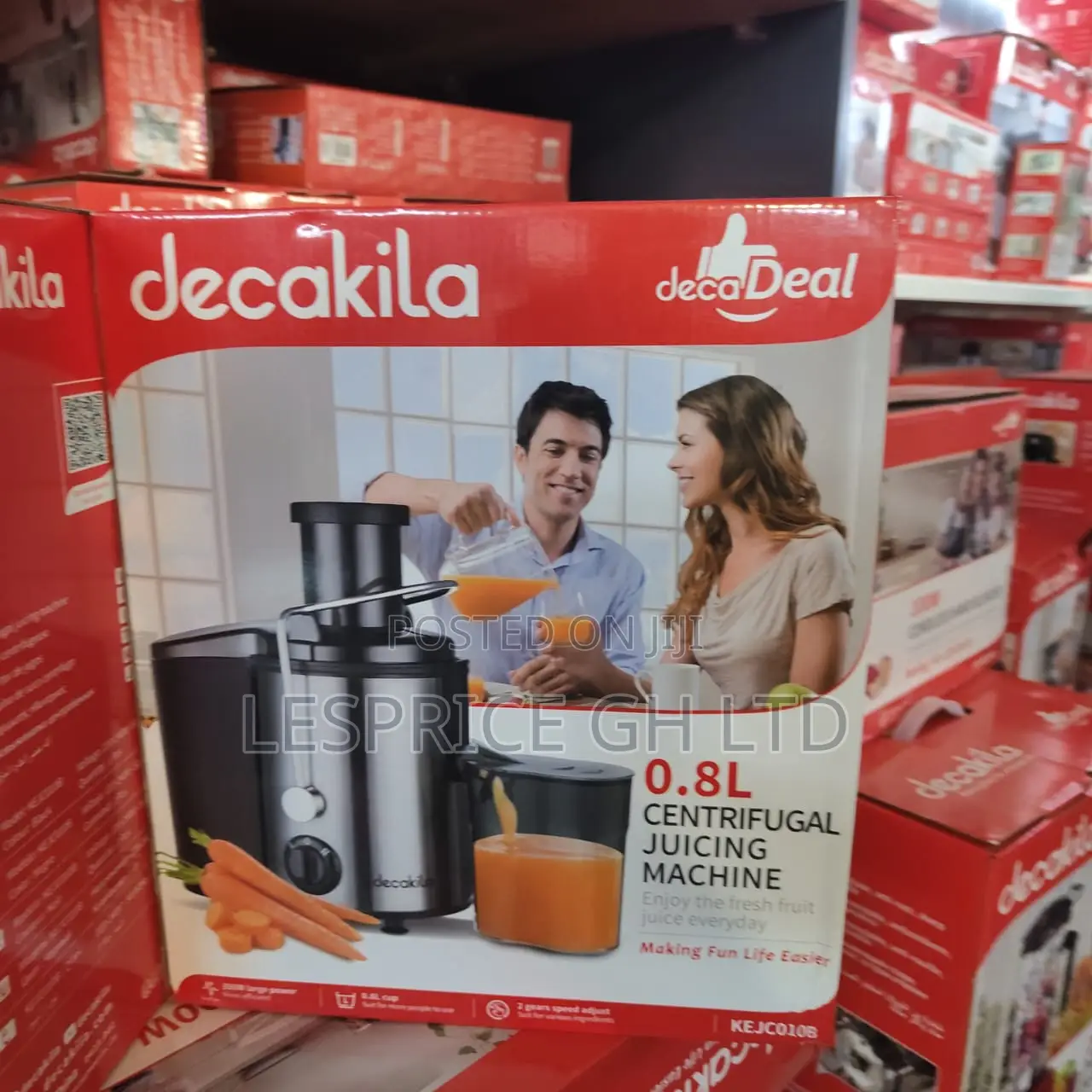 Hugely Discounted 0.8L Centrifugal 350W Juicer From Decakila