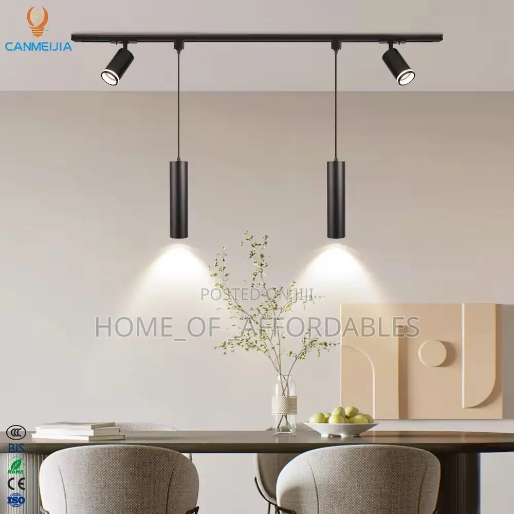 Modern LED Track Pendant Light Fixture