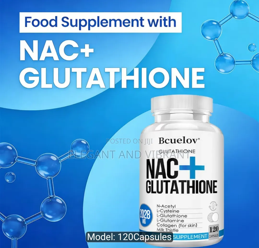 Nac + Glutathione Advanced Skin Formula 2028mg 120 Caps With Collogen