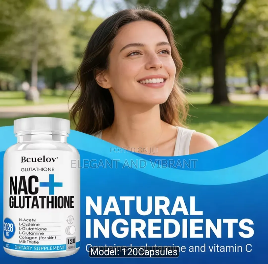 Nac + Glutathione Advanced Skin Formula 2028mg 120 Caps With Collogen