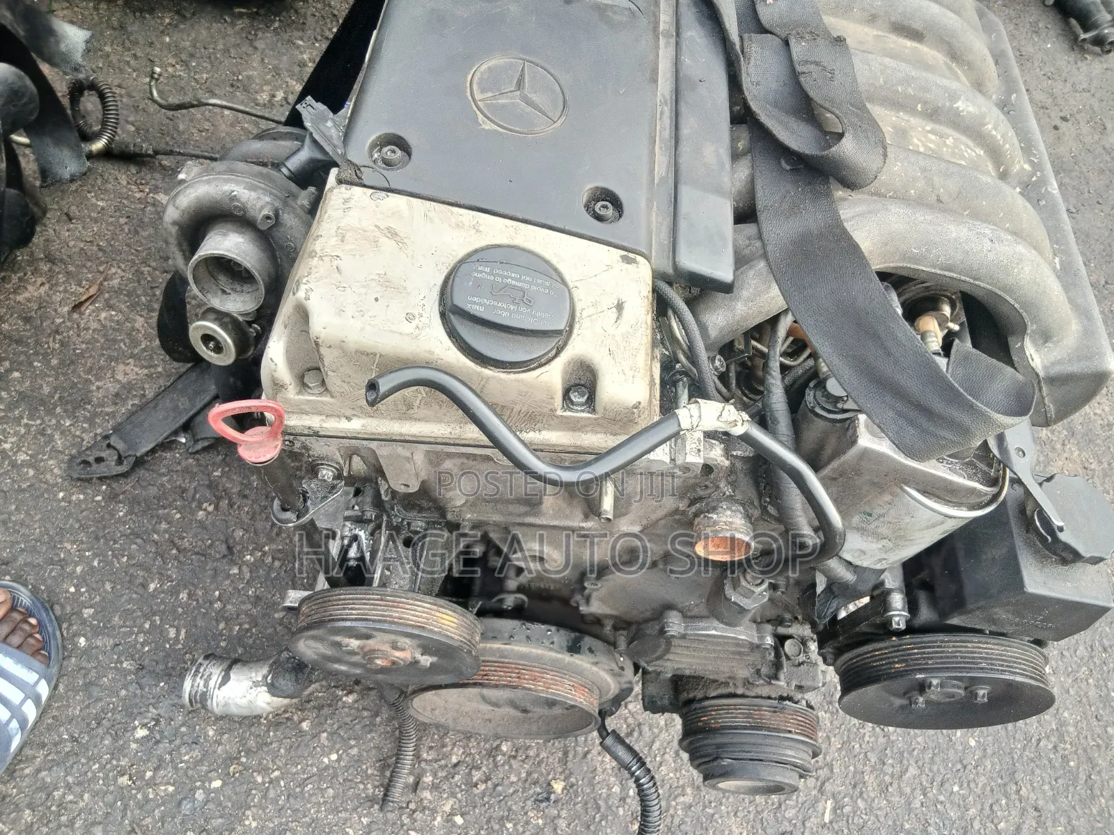 Mercedes-Benz W210 1999 OM606 TD Turbo Engine Assembly