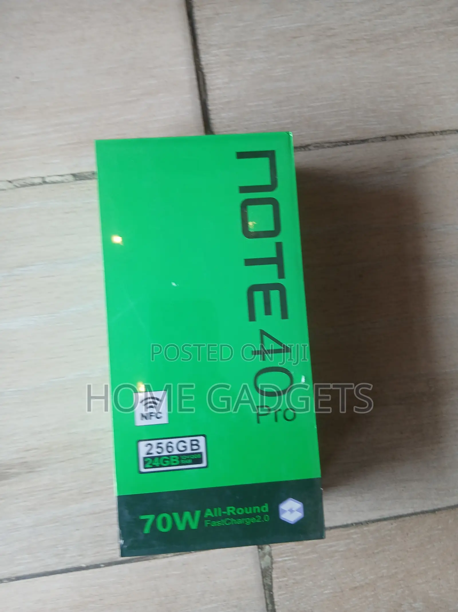 New Infinix Note 40 Pro 256 GB Black
