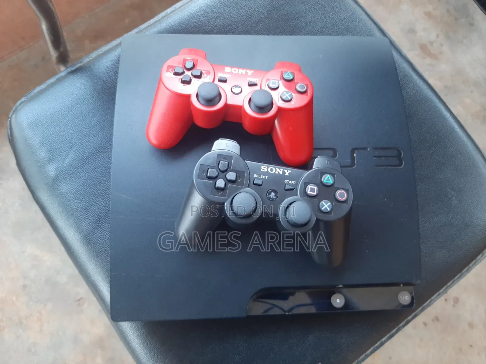 UK Used PS3 Slim + 2 Controllers + Games