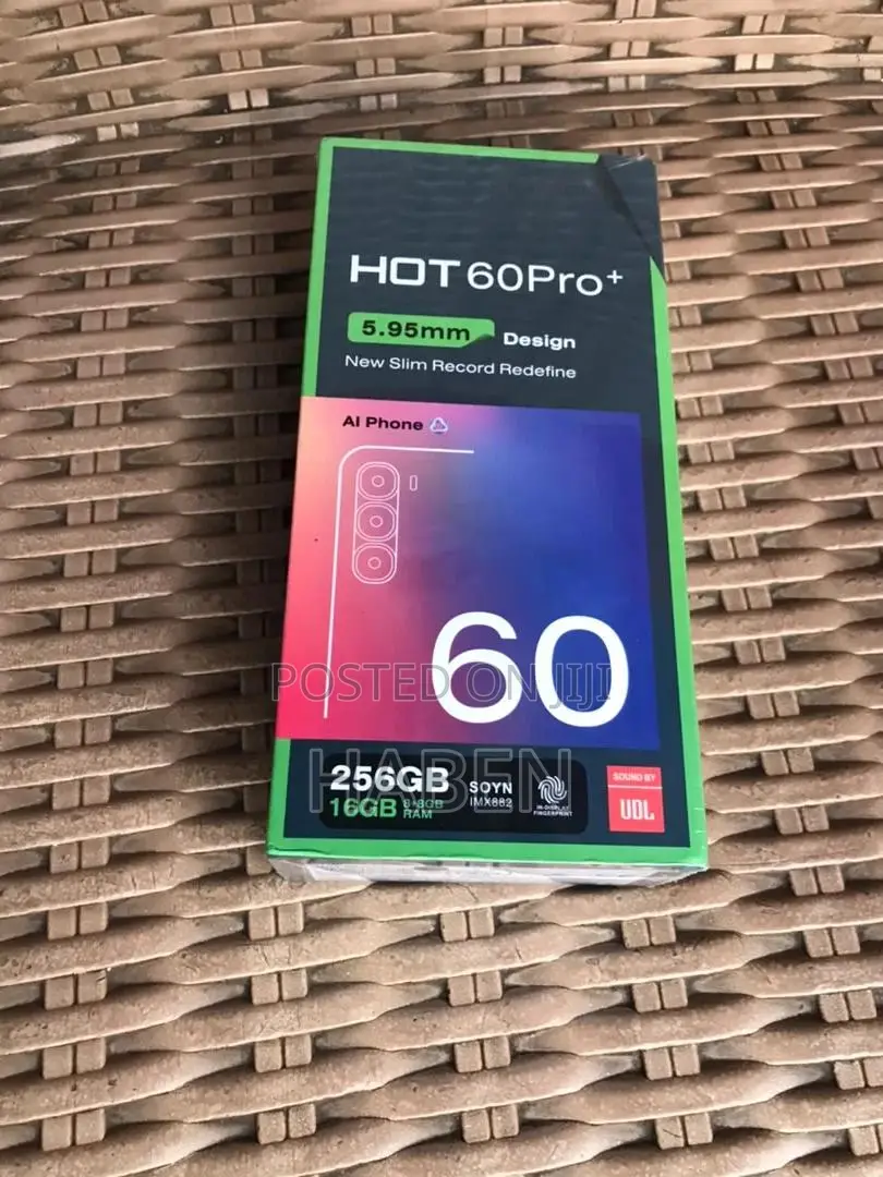 New Infinix Hot 60 Pro+ 256 GB Black