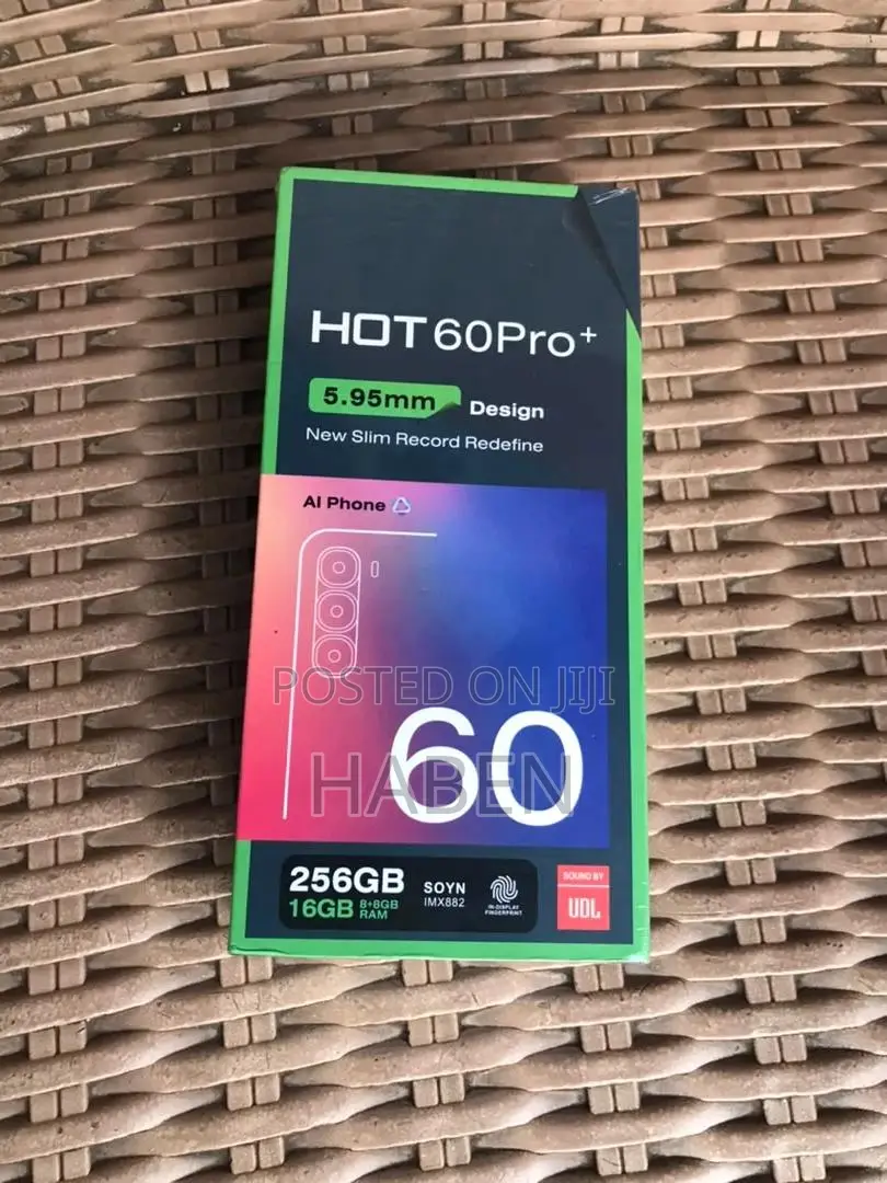 New Infinix Hot 60 Pro+ 256 GB Black