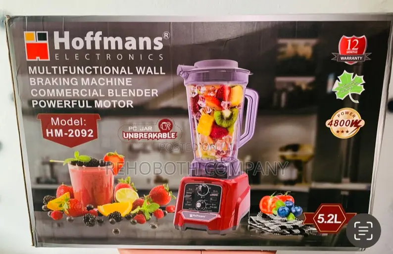 Hoffmans Multifunctional Wall Breaking Machine Commercial 5.2 Litres