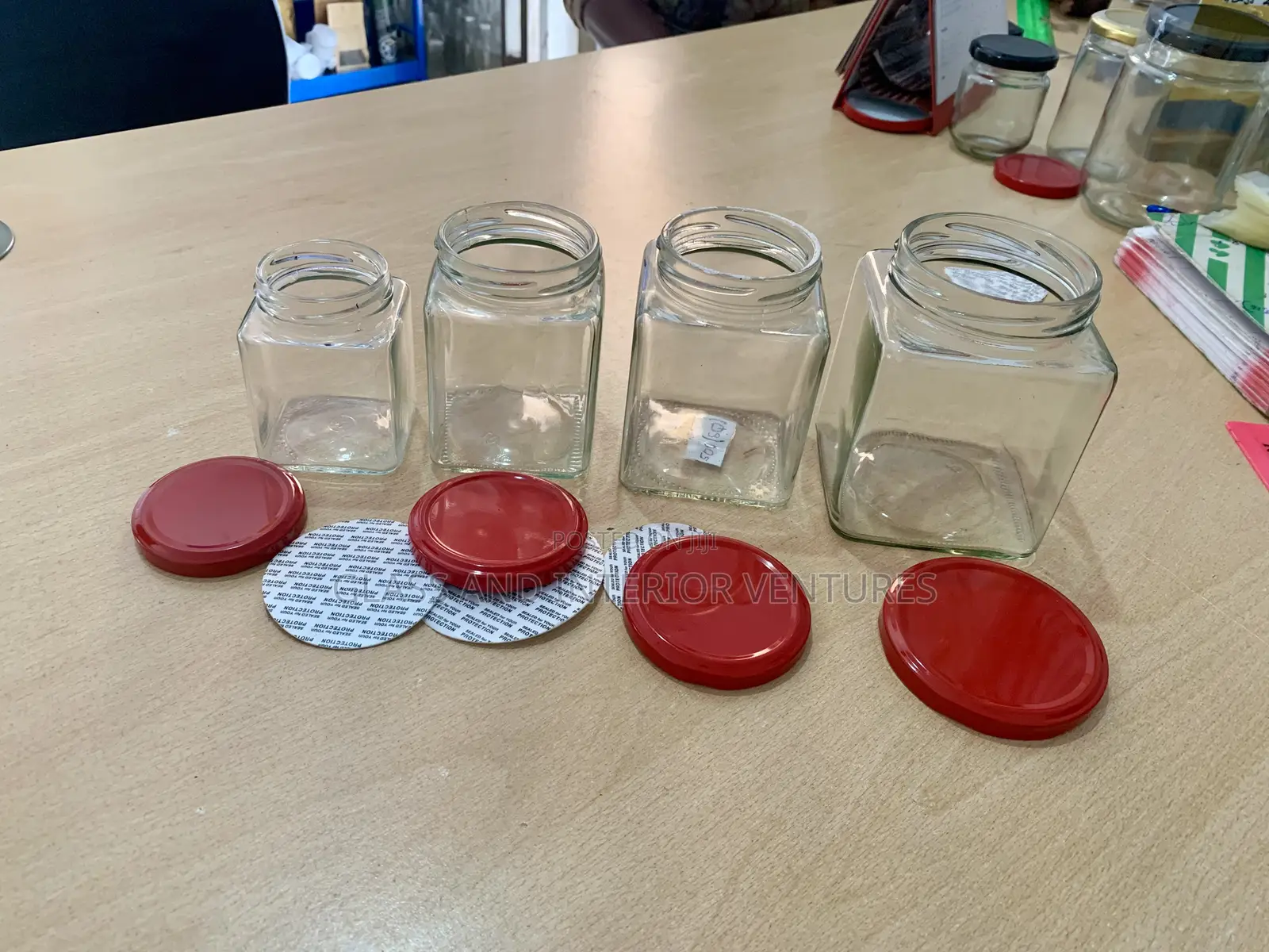 Square Jars