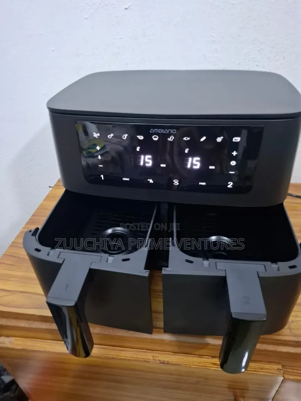 8. L Ambiano Dual Basket Digital Air Fryer From Germany