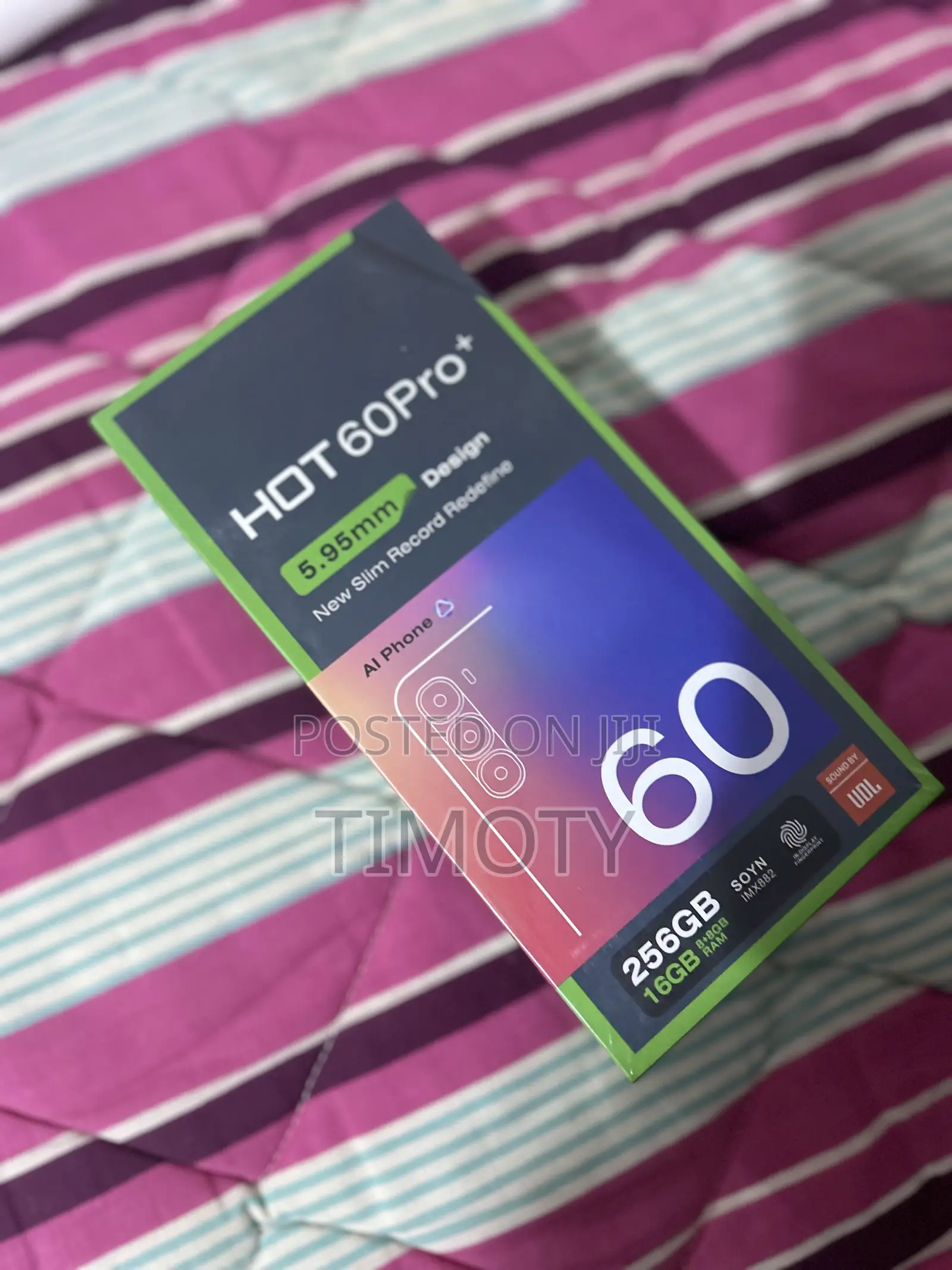 New Infinix Hot 60 Pro+ 256 GB Black
