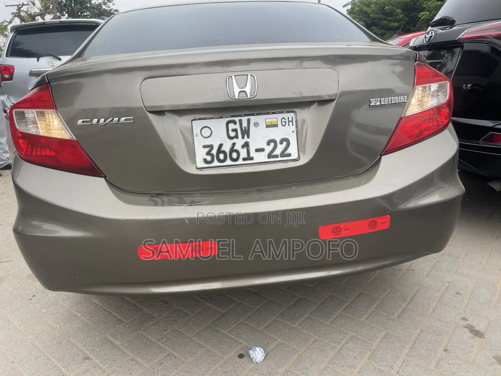 Honda Civic LX Sedan 2012 Brown