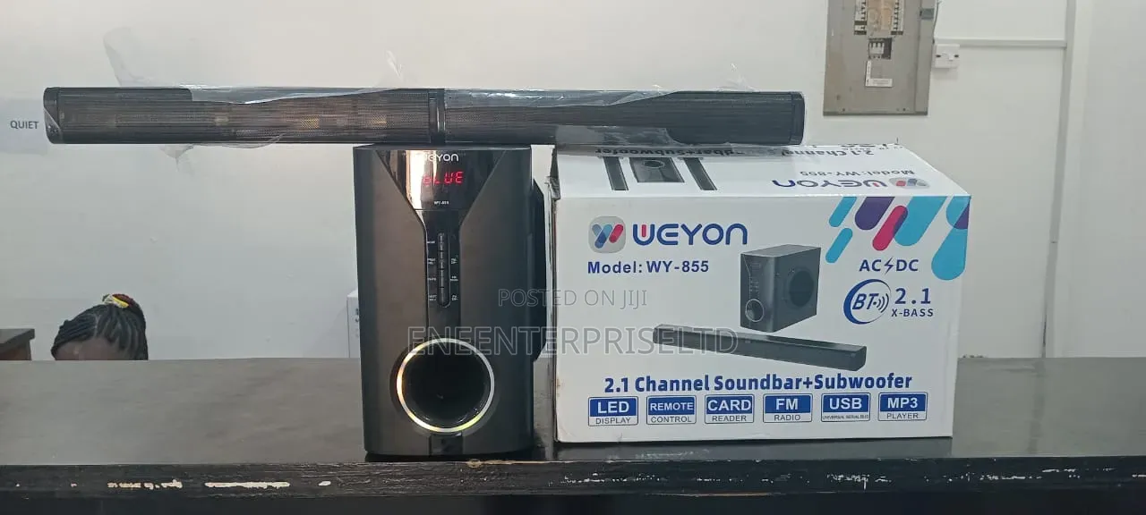 WEYON Home Theater Audio - 3.1 Channel - Realistic3D Sound- Subwoofer