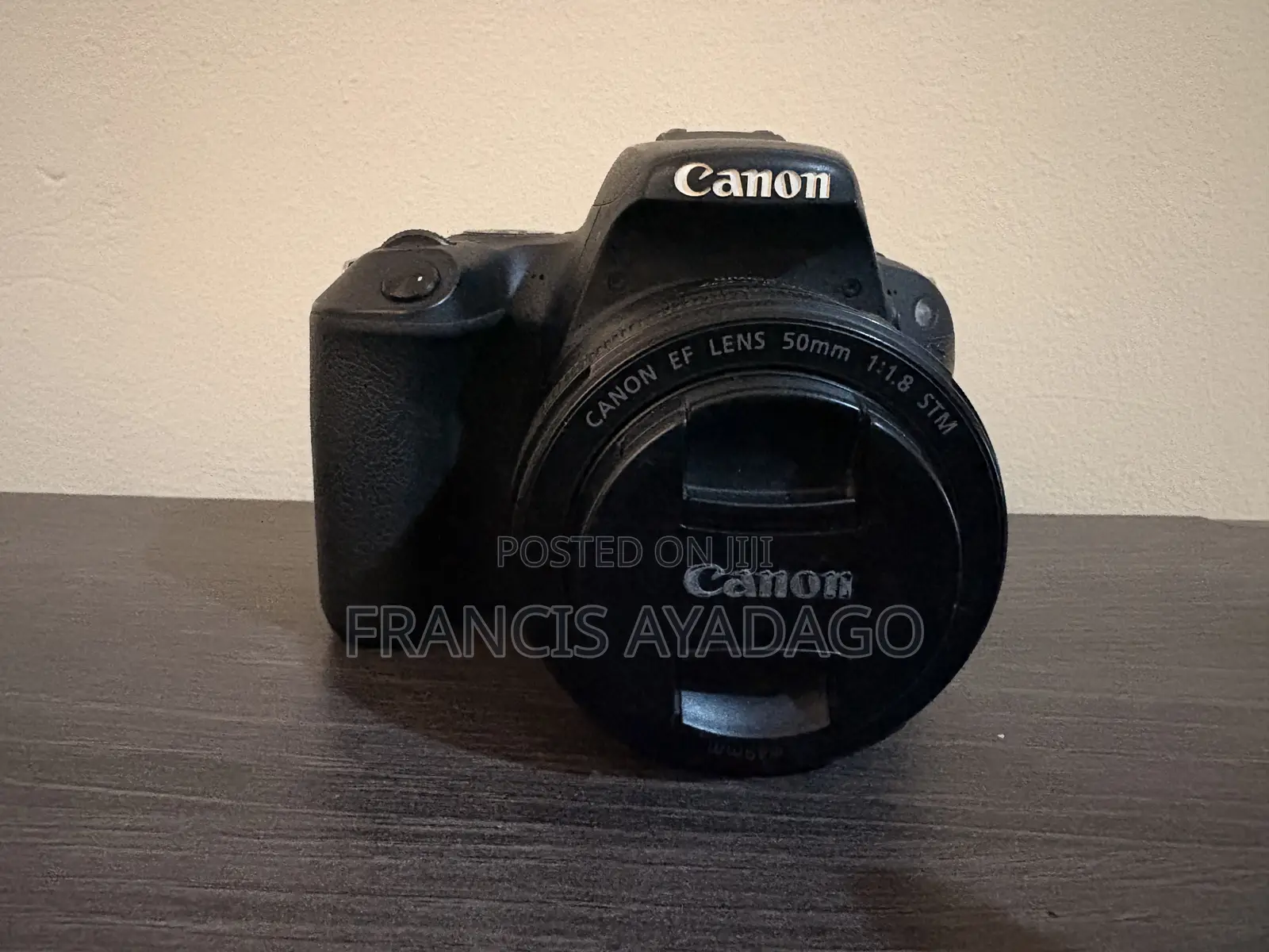 Canon EOS 200D Camera Body With 3 Lenses and a Godox Flash Light.