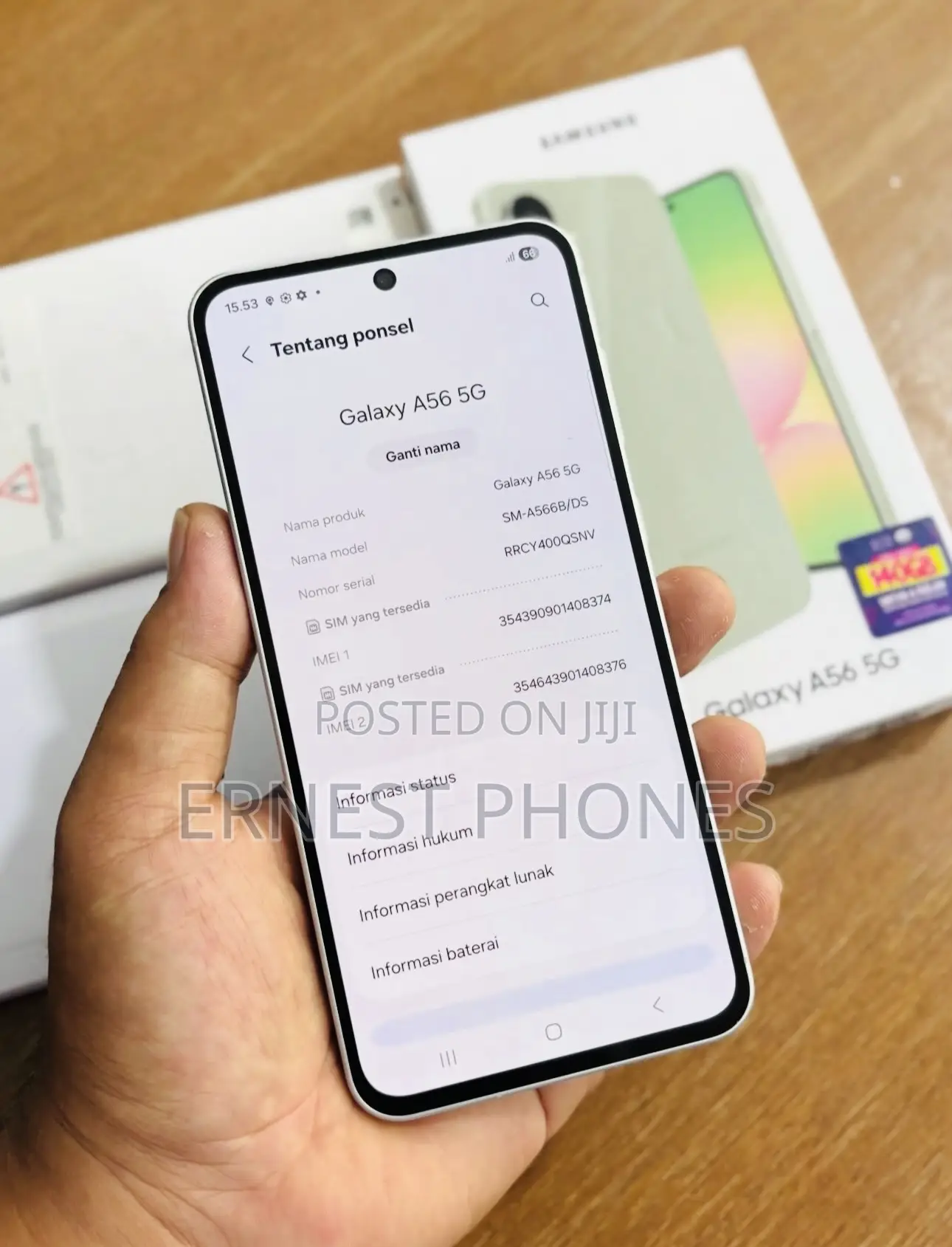 New Samsung Galaxy A56 256 GB Green