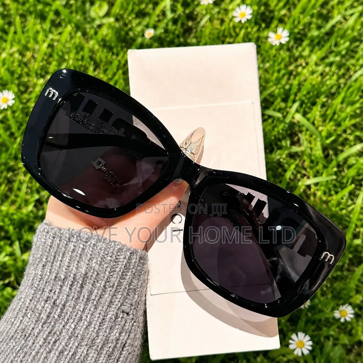 Fashion Women's Oversized Square Sunglasses UV400