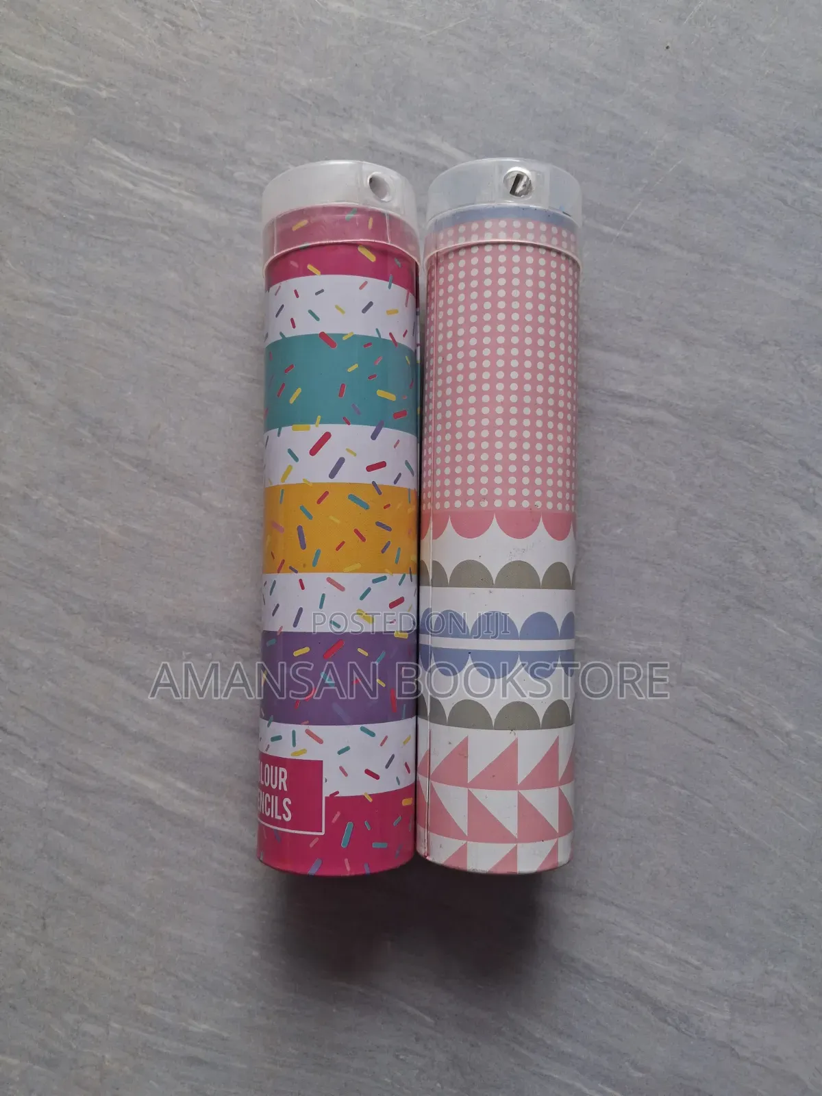 24 Colour Pencils With Case and Sharpener