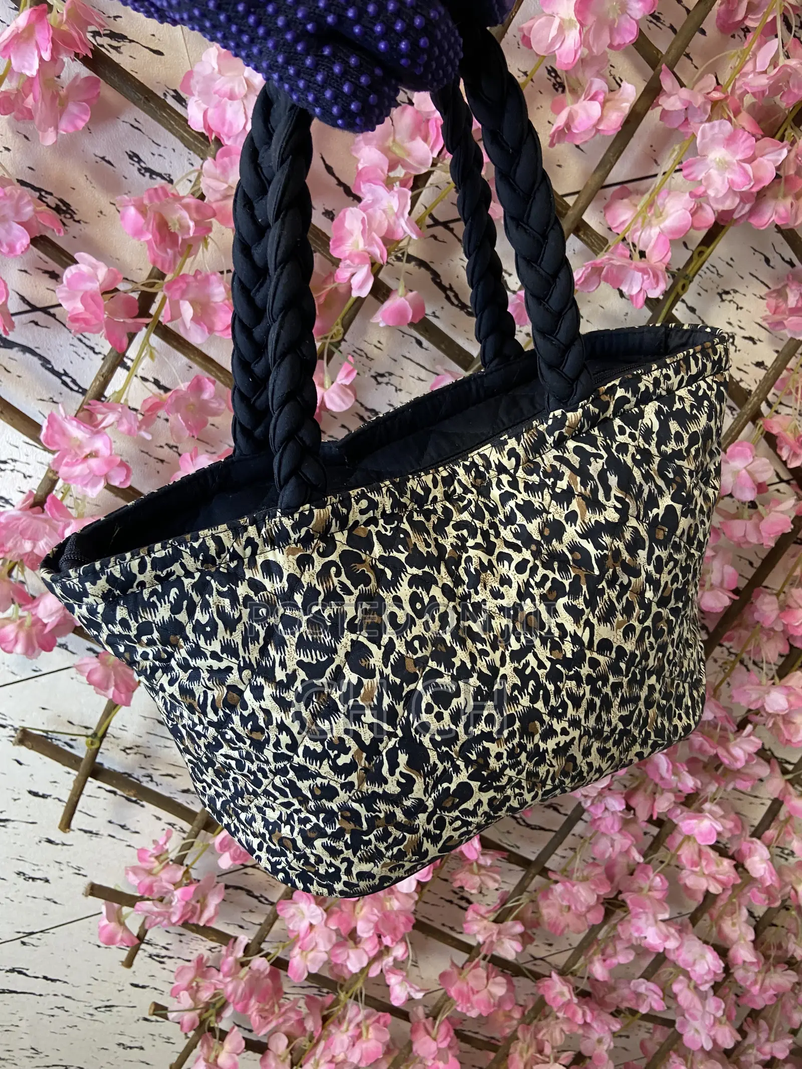 Beautiful Classy Ladies Leopard Print Handbag