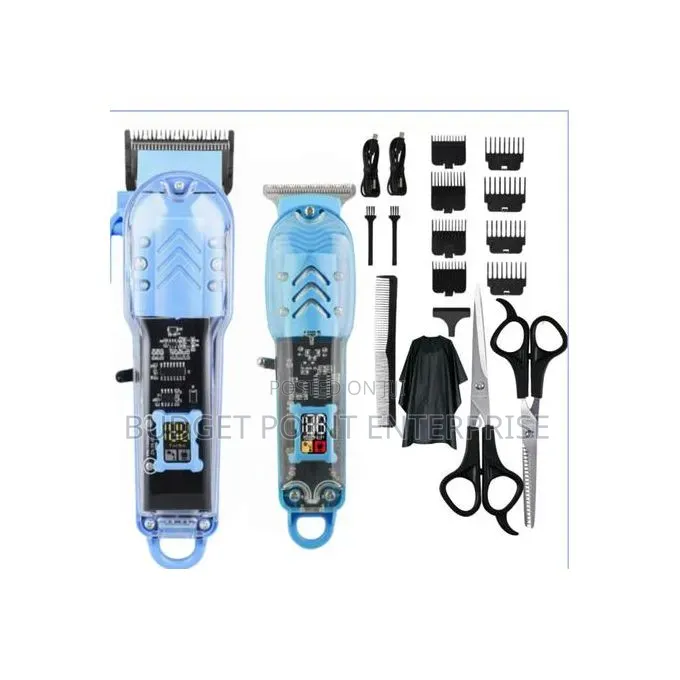 2Pcs Professional Hair Clippers Set for Men