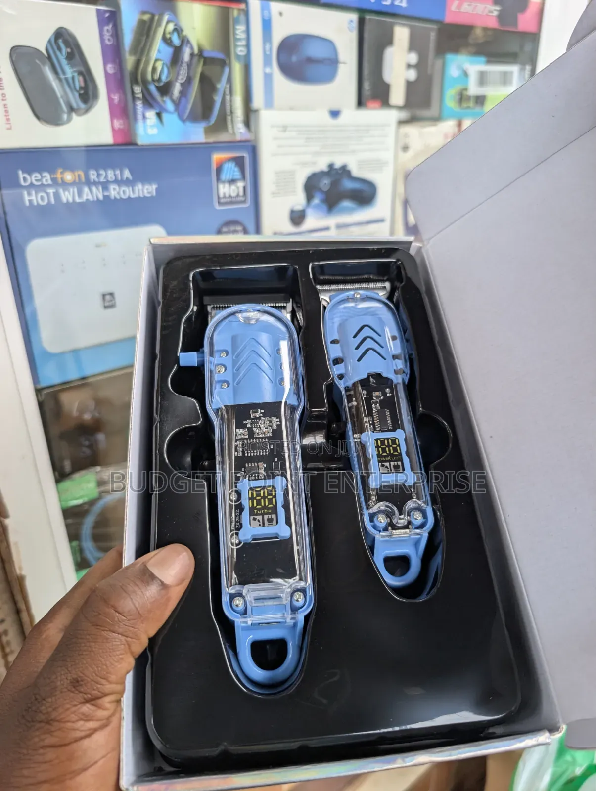 2Pcs Professional Hair Clippers Set for Men